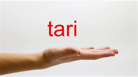 tari in English .